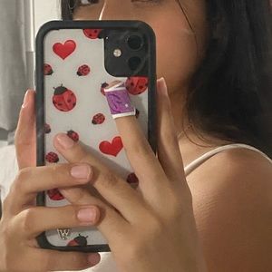 WILDFLOWER LADYBUG PHONECASE